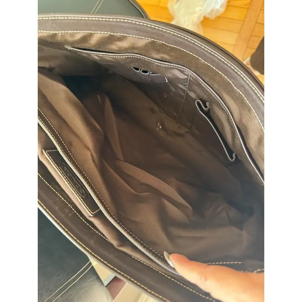 Authentic COACH F70098 Brown Business Beekman Messenger Briefcase Laptop (210
